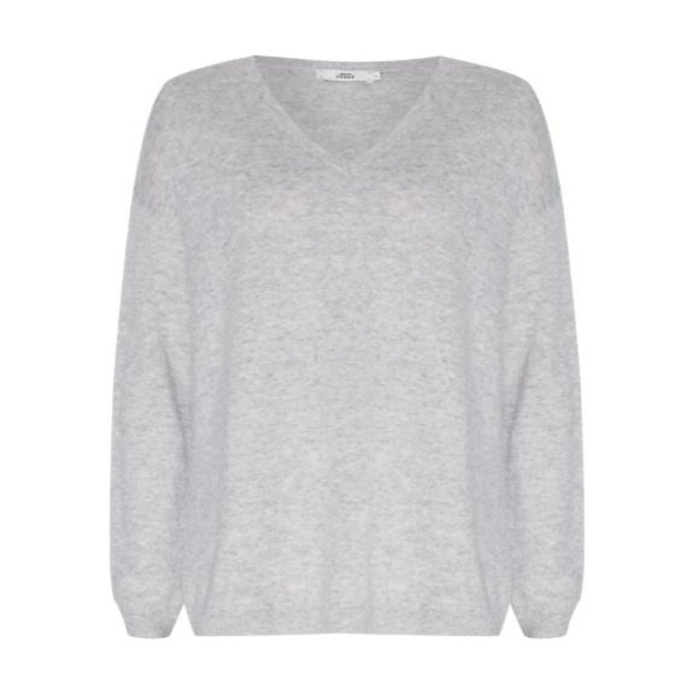 NWT Cashmere Sweater in light grey, M